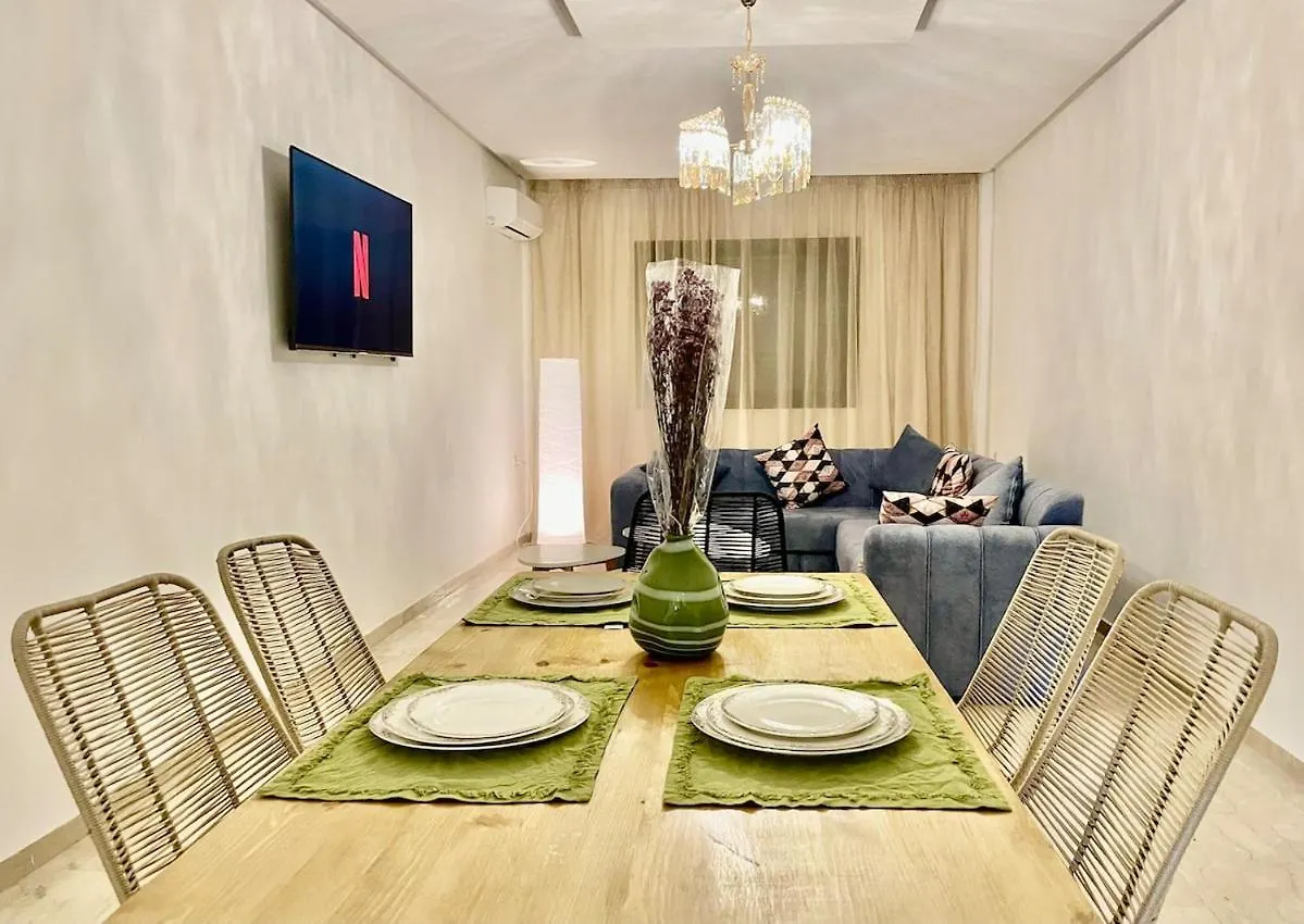 Luxury Aprt 2 Bedrooms Pool Gueliz City Centre Marrakesh